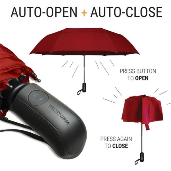 Travel Umbrella | Strong Compact Windproof Umbrella | Top Pick - Picture 3 of 6